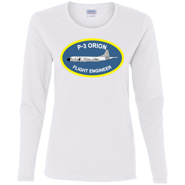 P-3 Orion 4 FE Ladies' Cotton LS T-Shirt