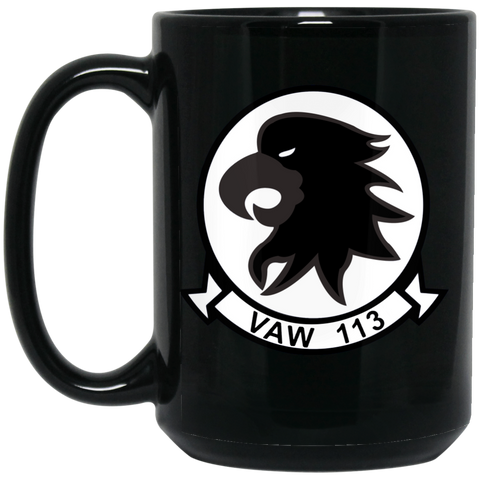 VAW 113 1 Black Mug - 15oz