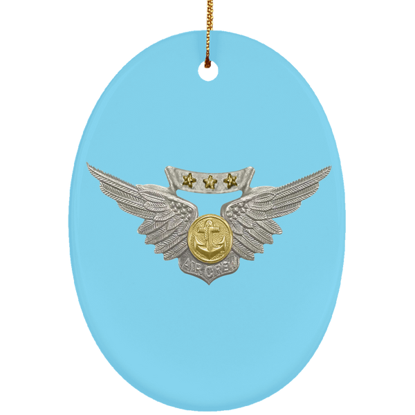 Combat Air 1 Ornament - Oval