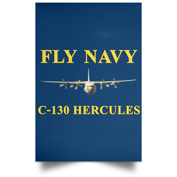 Fly Navy C-130 3 Poster - Portrait