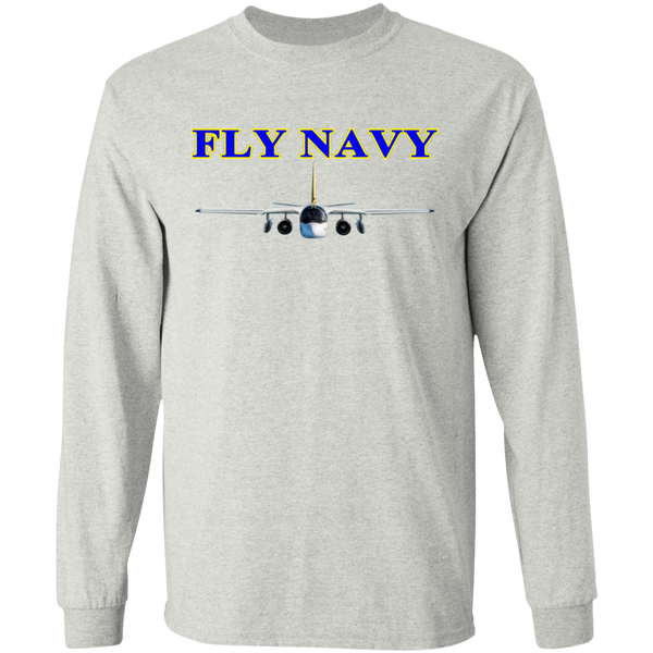 Fly Navy S-3 2 LS Ultra Cotton T-Shirt