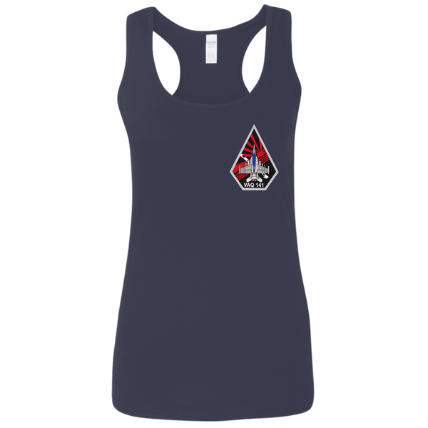 VAQ 141 7c Ladies' Softstyle Racerback Tank