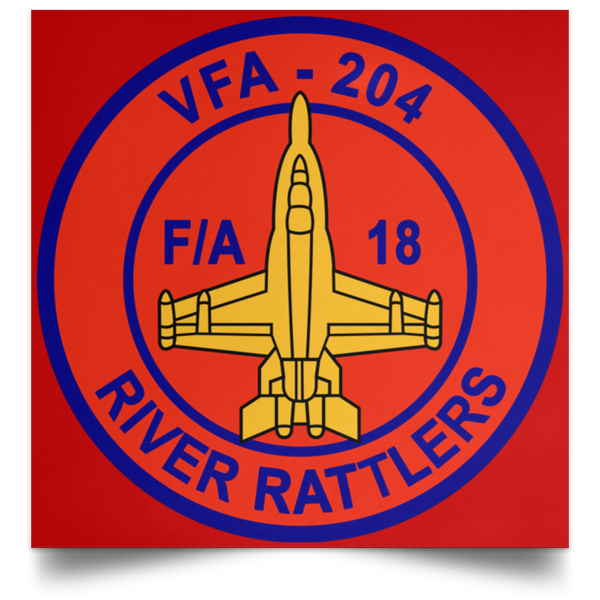 VFA 204 4 Poster - Square