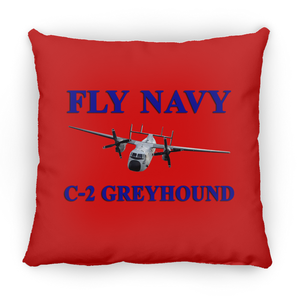 Fly Navy C-2 1 Pillow - Square - 14x14