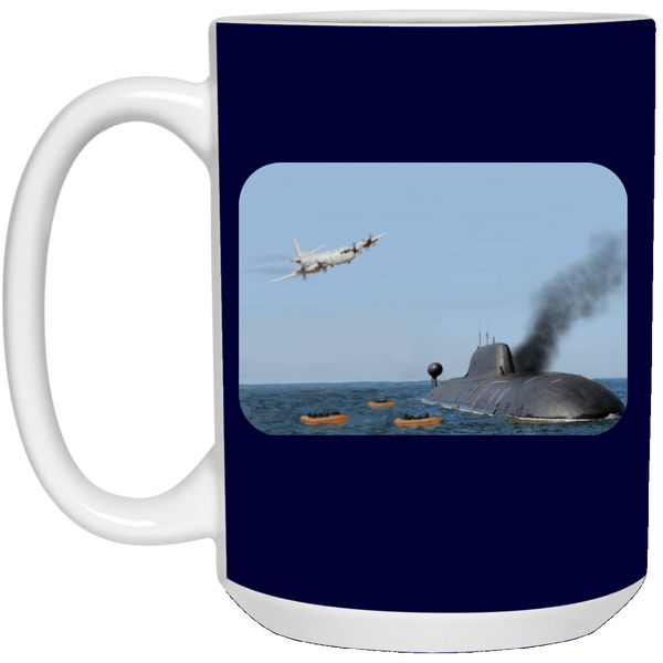 Abandon Ship White Mug - 15oz