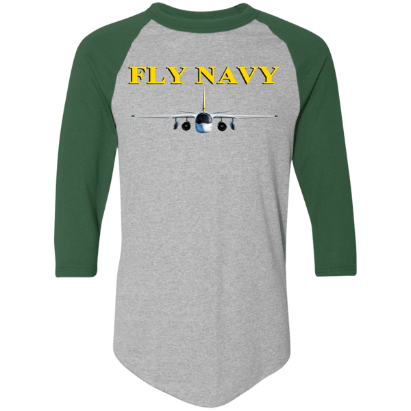 Fly Navy S-3 4 Colorblock Raglan Jersey