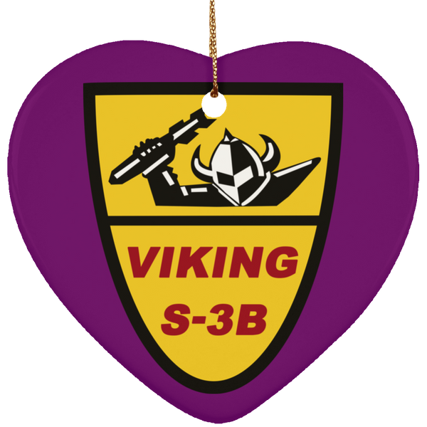 S-3 Viking 1 Ornament - Heart