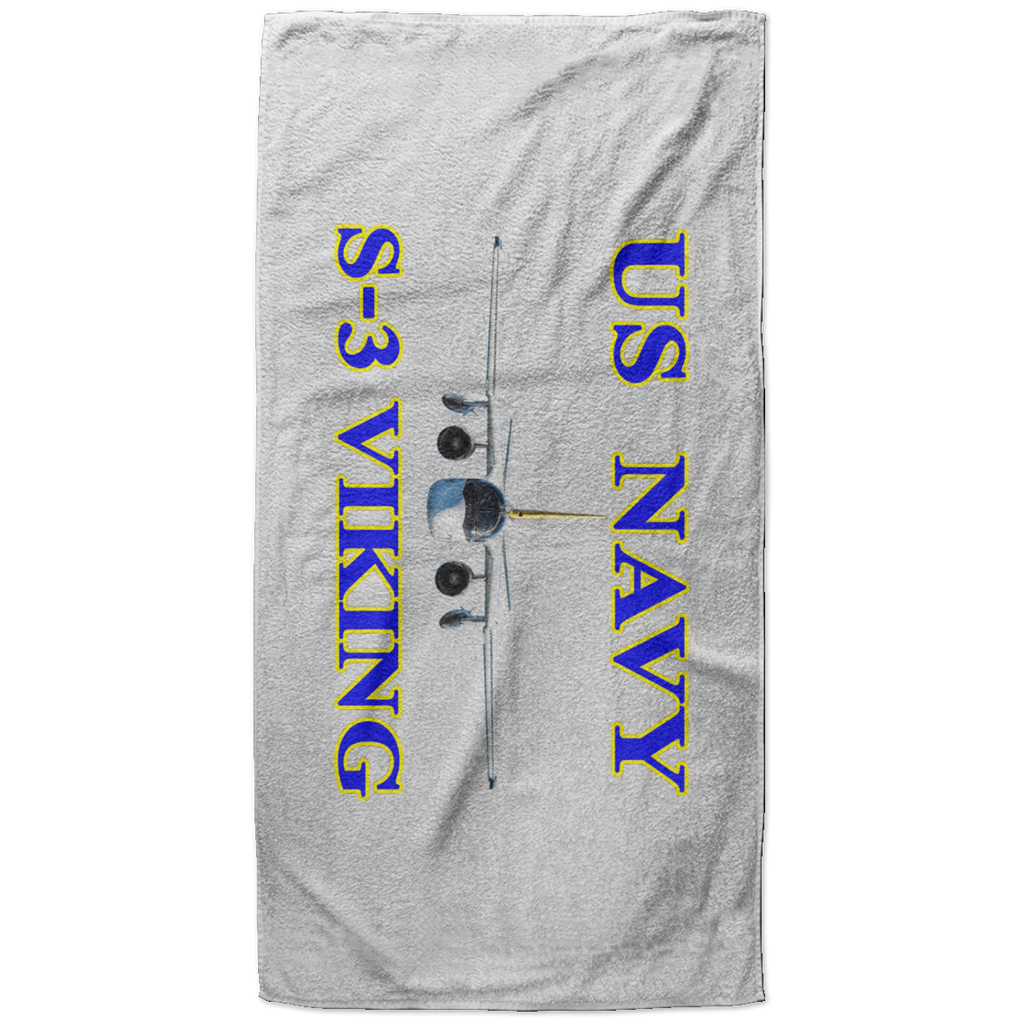 US Navy S-3 1 Beach Towel - 37x74