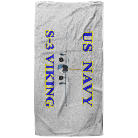 US Navy S-3 1 Beach Towel - 37x74