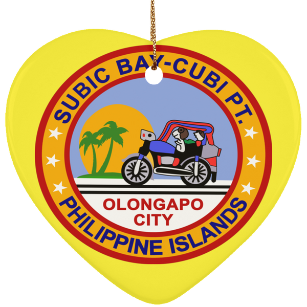 Subic Cubi Pt 03 Ornament - Heart