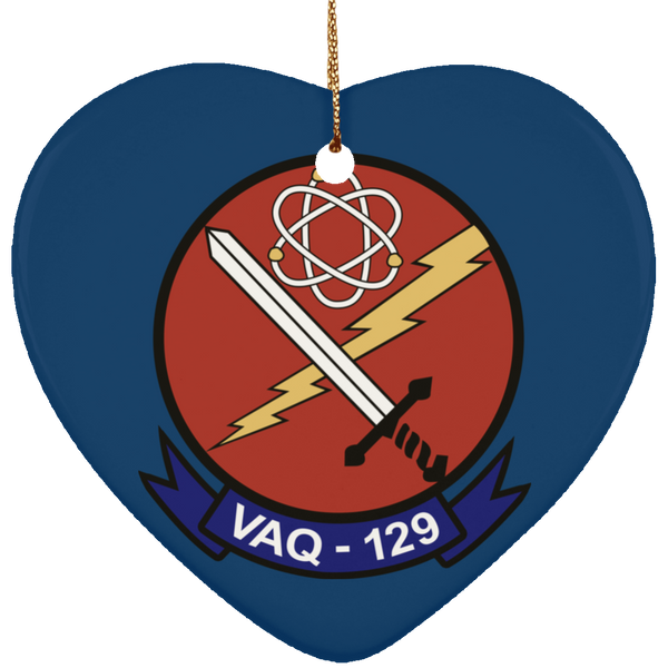 VAQ 129 2 Ornament - Heart