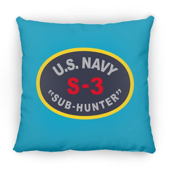 S-3 Sub Hunter Pillow - Square - 14x14