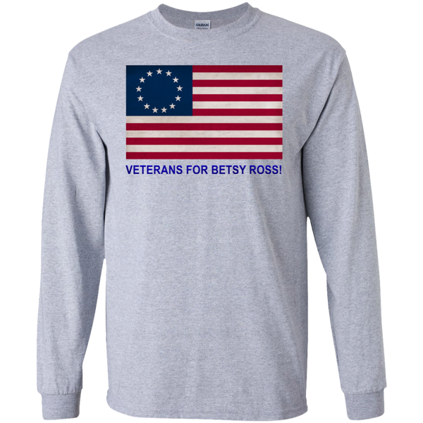 Betsy Ross Vets 1 LS Cotton Ultra T-Shirt