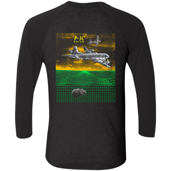 P-3C 2 Fly Aviator Baseball Raglan T-Shirt