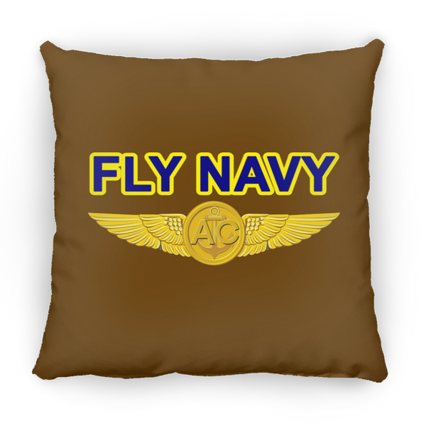 Fly Navy Aircrew Pillow - Square - 16x16