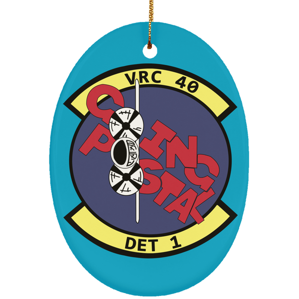 VRC 40 Det 1 1 Ornament Ceramic - Oval