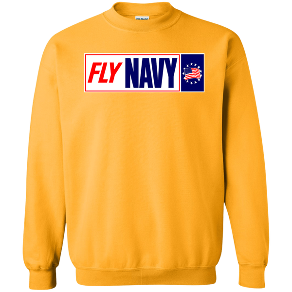 Fly Navy 1 Crewneck Pullover Sweatshirt