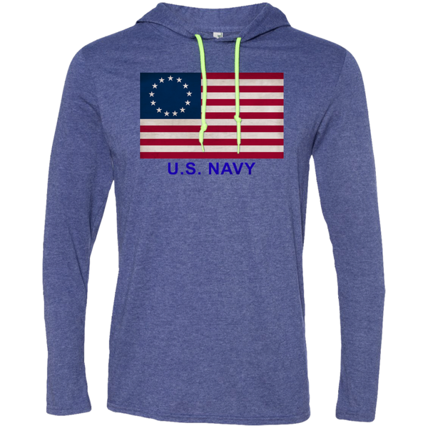 Betsy Ross USN 1 LS T-Shirt Hoodie