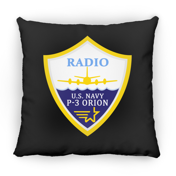 P-3 Orion 3 Radio Pillow - Square - 14x14