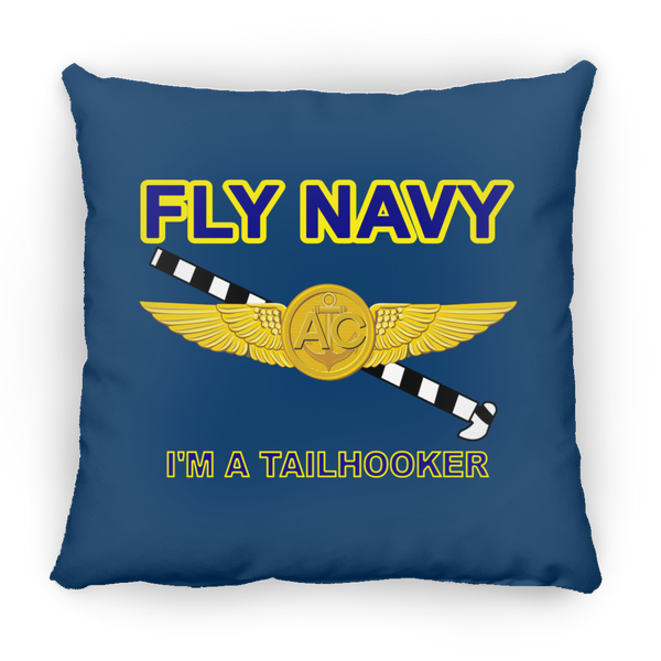 Fly Navy Tailhooker 2 Pillow - Square - 18x18