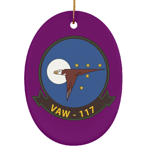 VAW 117 1 Ornament Ceramic - Oval