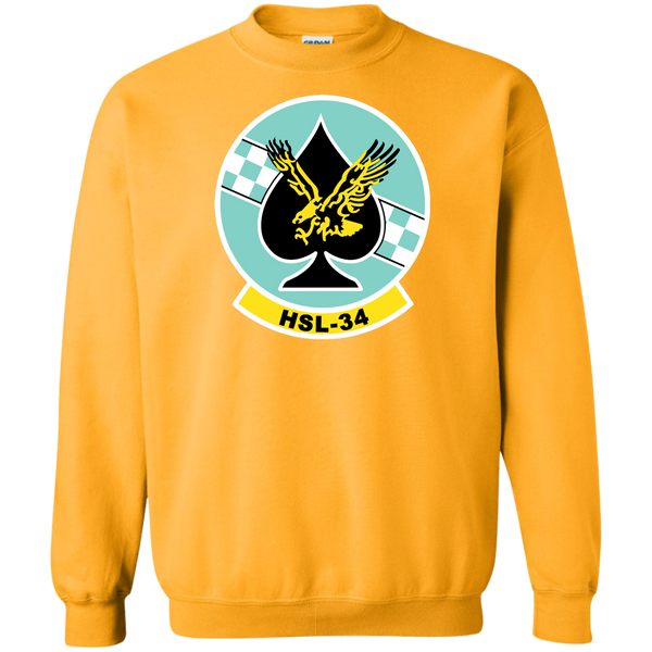 HSL 34 3 Crewneck Pullover Sweatshirt