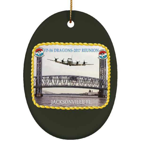 VP-56 2017 Reunion 1 Ornament Ceramic - Oval