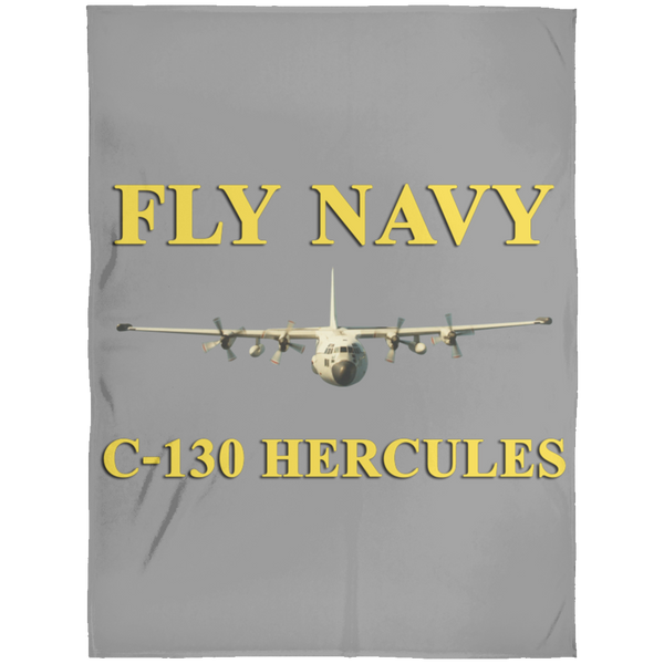 Fly Navy C-130 3 Blanket - Arctic Fleece Blanket 60x80