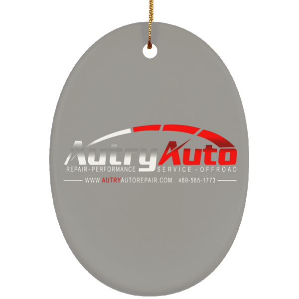 Autry Auto Ornament - Oval