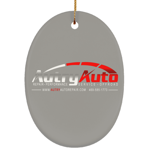Autry Auto Ornament - Oval