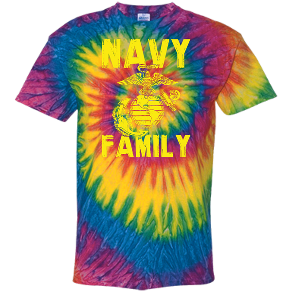 Navy Family Semper Fi 1 Cotton Tie Dye T-Shirt