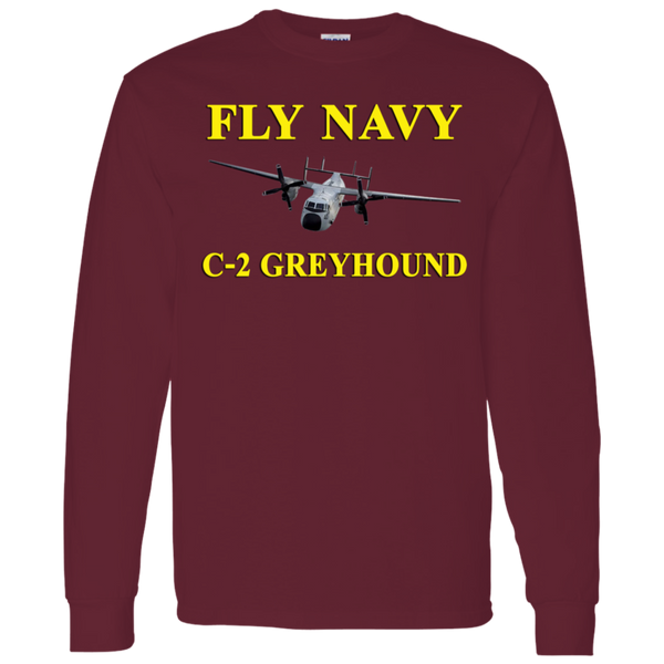 Fly Navy C-2 3 LS Ultra Cotton T-Shirt