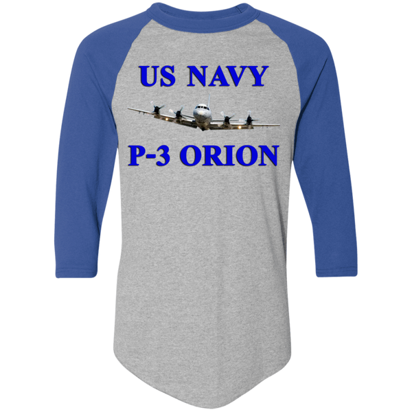 US Navy P-3 1 Colorblock Raglan Jersey