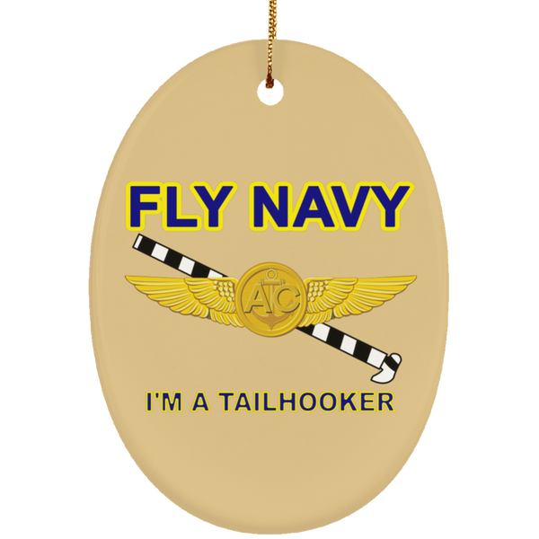 Fly Navy Tailhooker 2 Ornament - Oval