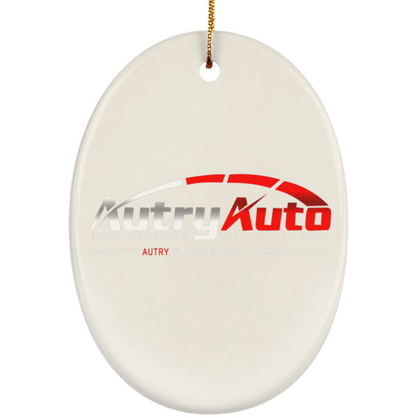 Autry Auto Ornament - Oval