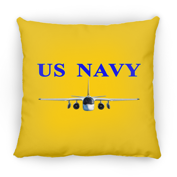 US Navy S-3 2 Pillow - Square - 16x16