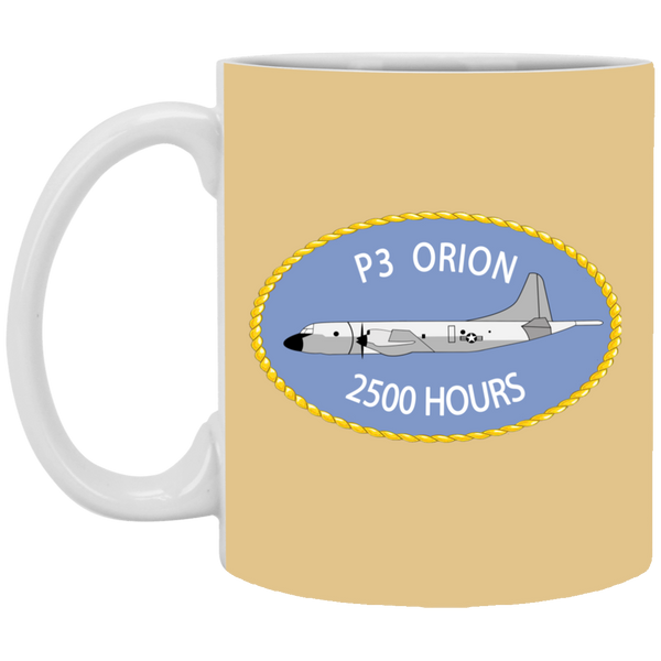 P-3 Orion 9 2500 White Mug - 11oz