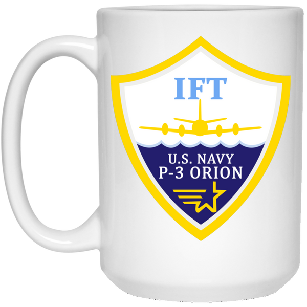 P-3 Orion 3 IFT White Mug - 15oz