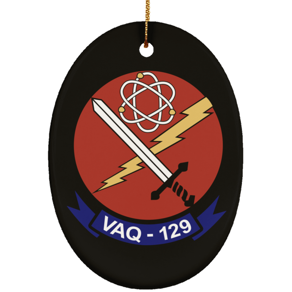 VAQ 129 2 Ornament - Oval