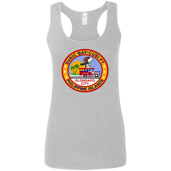 Subic Cubi Pt 01 Ladies' Softstyle Racerback Tank