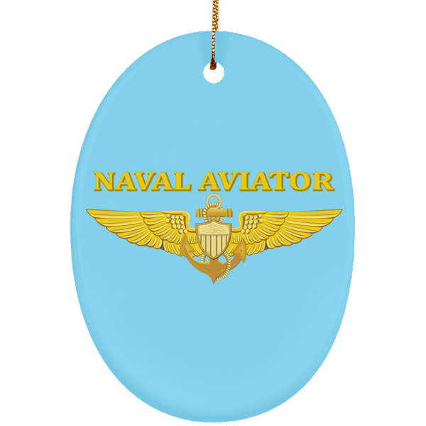 Aviator 2 Ornament - Oval