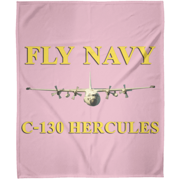 Fly Navy C-130 3 Blanket - Arctic Fleece Blanket 50x60