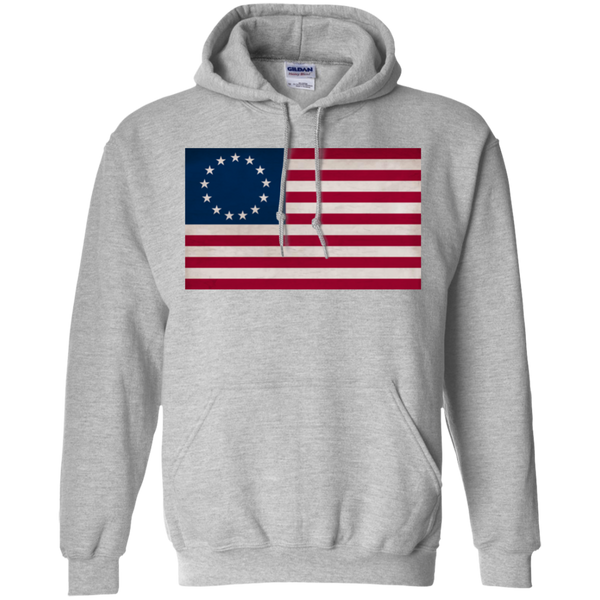 Betsy Ross Flag Pullover Hoodie