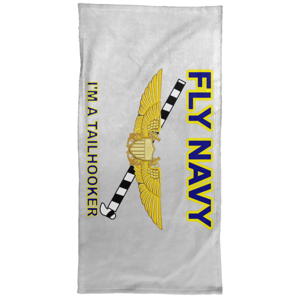 Fly Navy Tailhooker 3 Hand Towel - 15x30