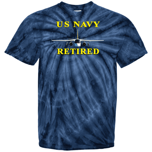 Navy Retired 2 Cotton Tie Dye T-Shirt