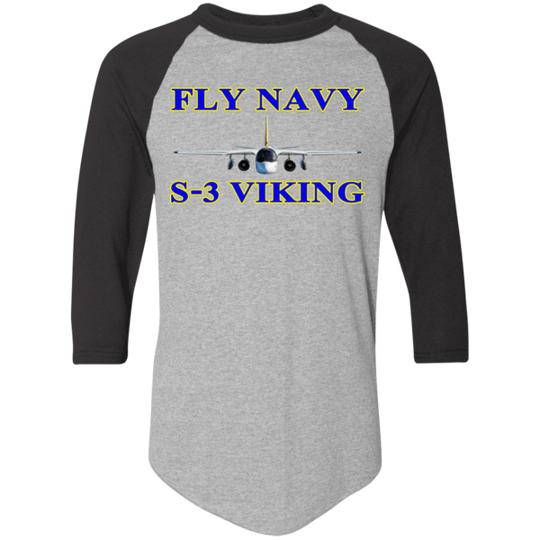 Fly Navy S-3 1 Colorblock Raglan Jersey