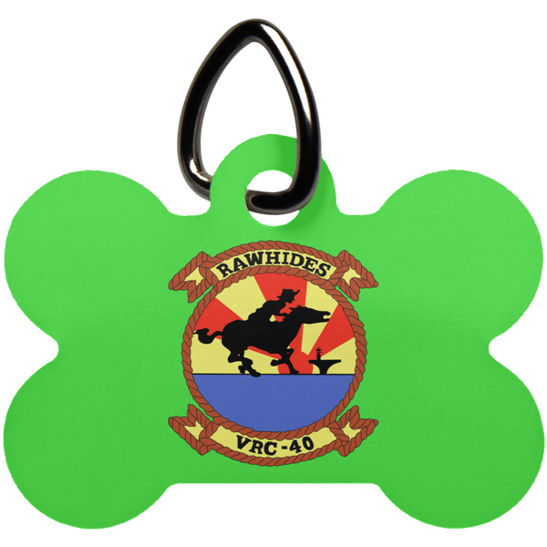 VRC 40 1 Pet Tag - Dog Bone