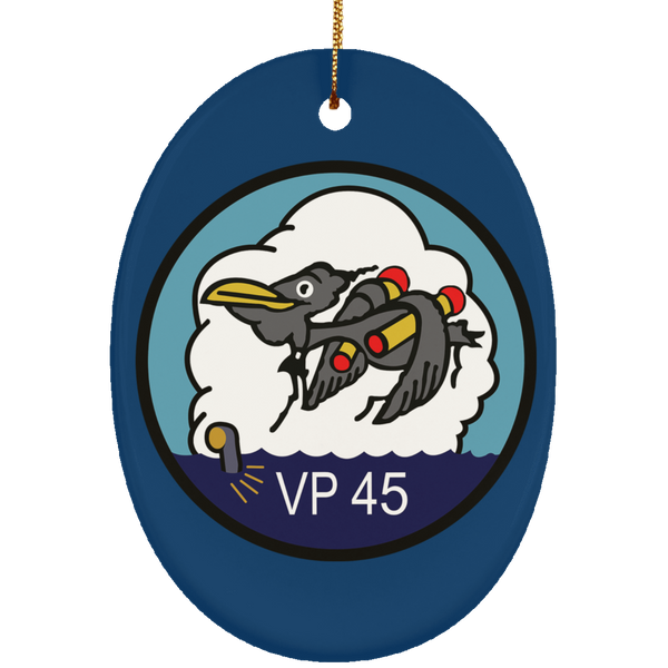 VP 45 1 Ornament Ceramic - Oval