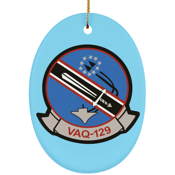 VAQ 129 3 Ornament - Oval