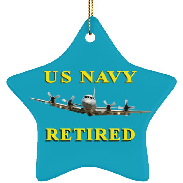 Navy Retired 1 Ornament – Star